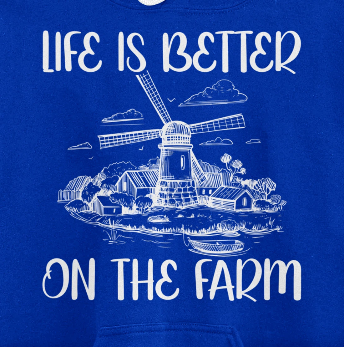 Funny Farm Lover Graphic for Women and Men Farmer Pullover Hoodie