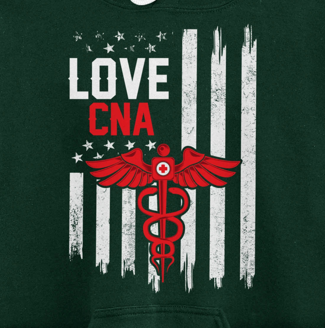 Frontline Medical Medic Workers Love CNA Women Men Pullover Hoodie