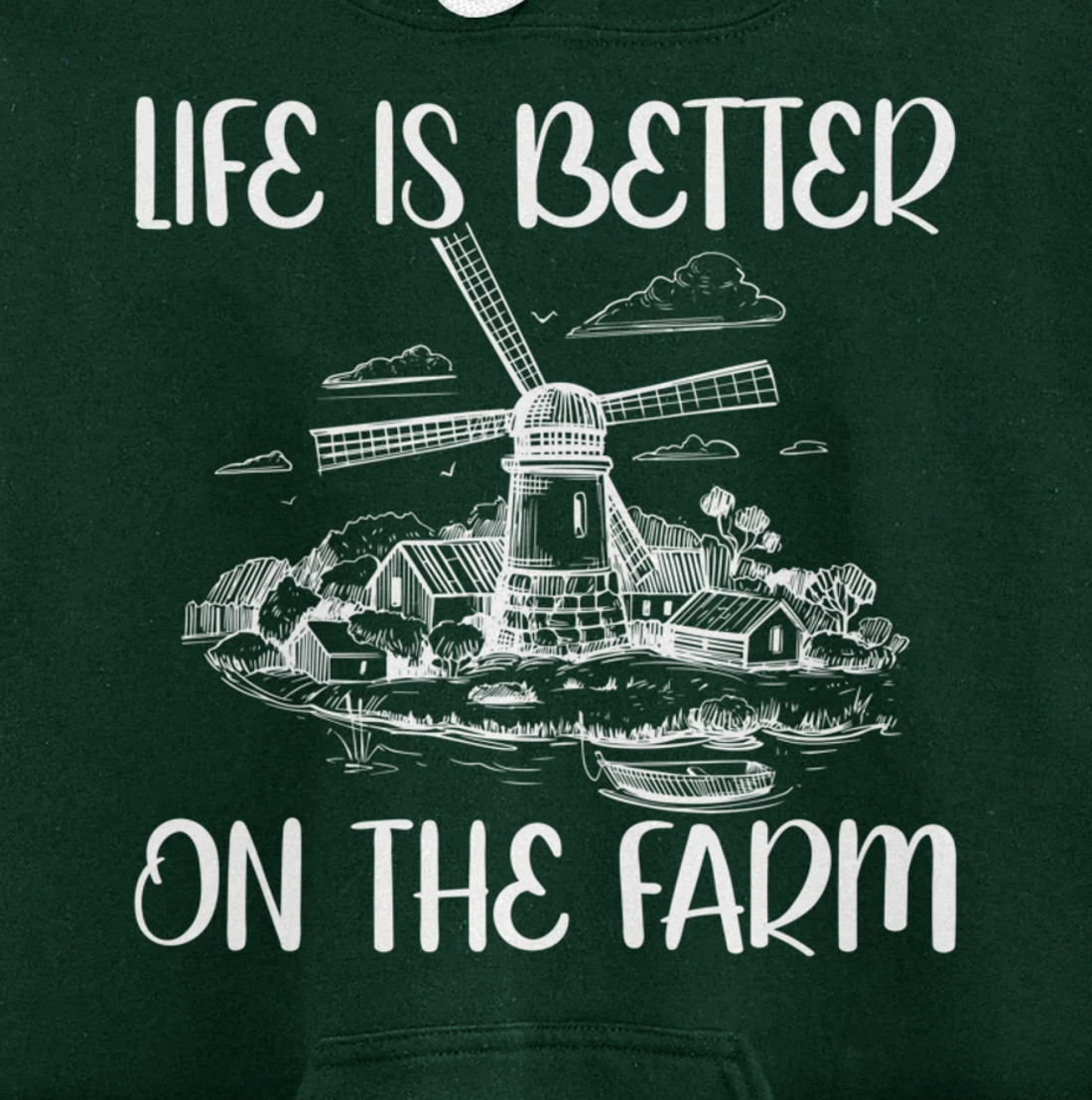 Funny Farm Lover Graphic for Women and Men Farmer Pullover Hoodie