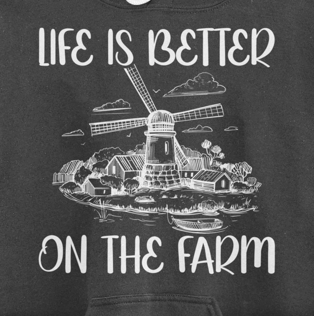 Funny Farm Lover Graphic for Women and Men Farmer Pullover Hoodie
