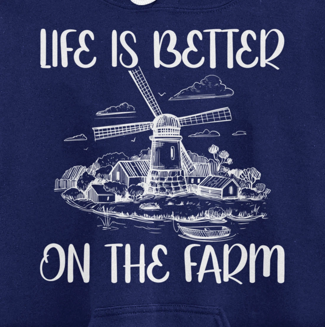 Funny Farm Lover Graphic for Women and Men Farmer Pullover Hoodie