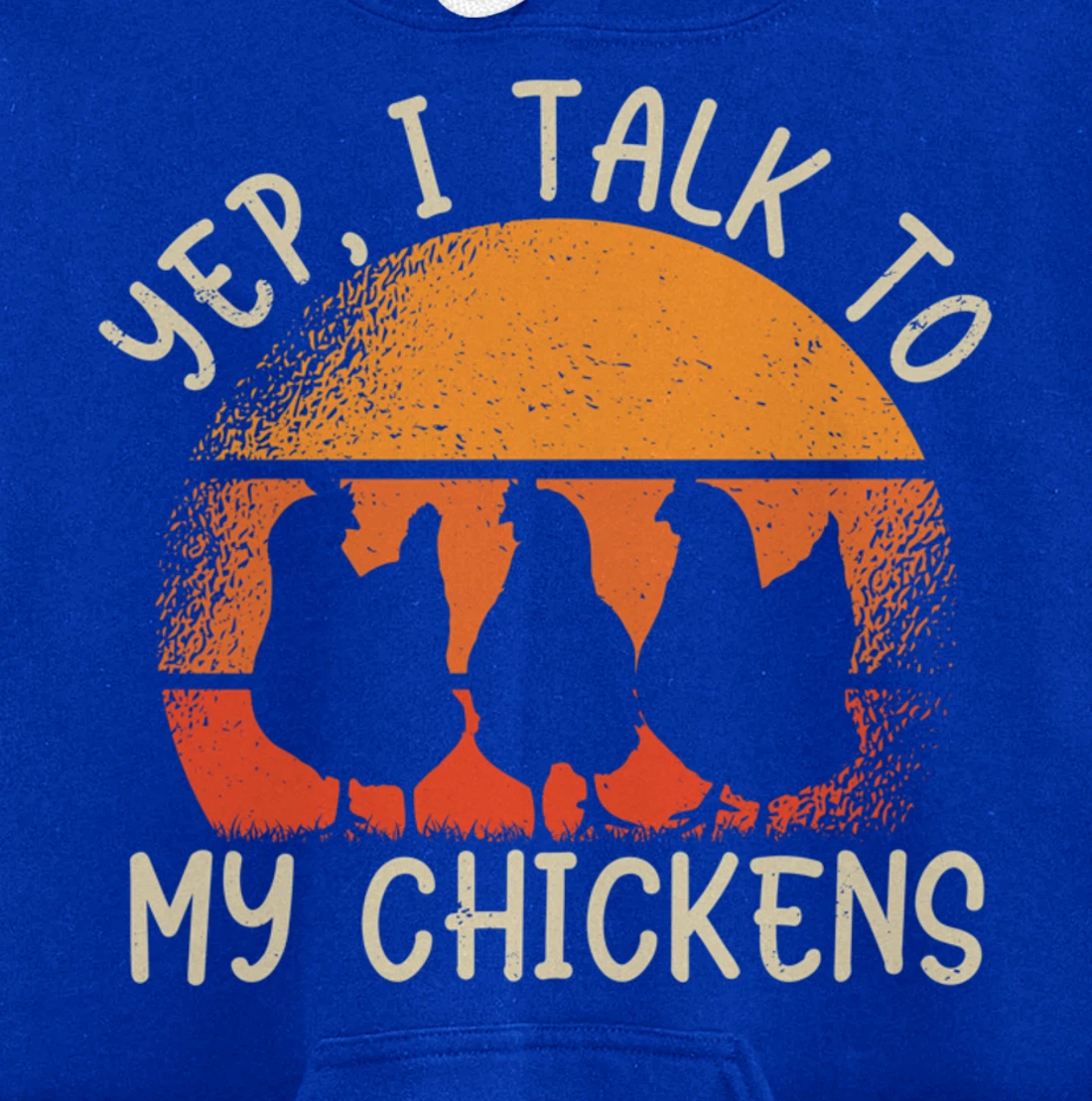 Funny Farm Lover Chickens Graphic for Women and Men Farmer Pullover Hoodie