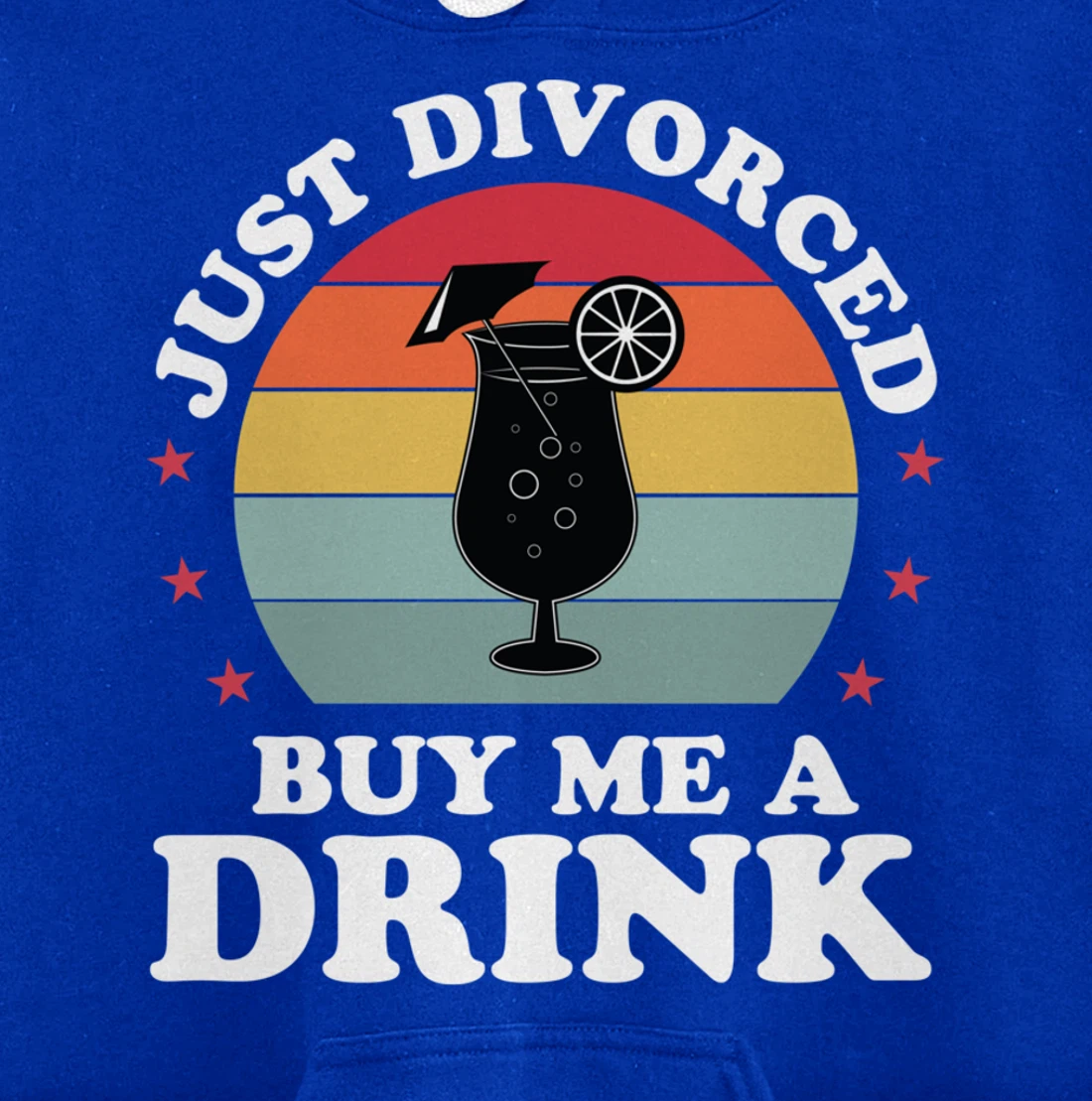 Just Divorced Funny Divorce Party Celebration Women Divorcee Pullover Hoodie