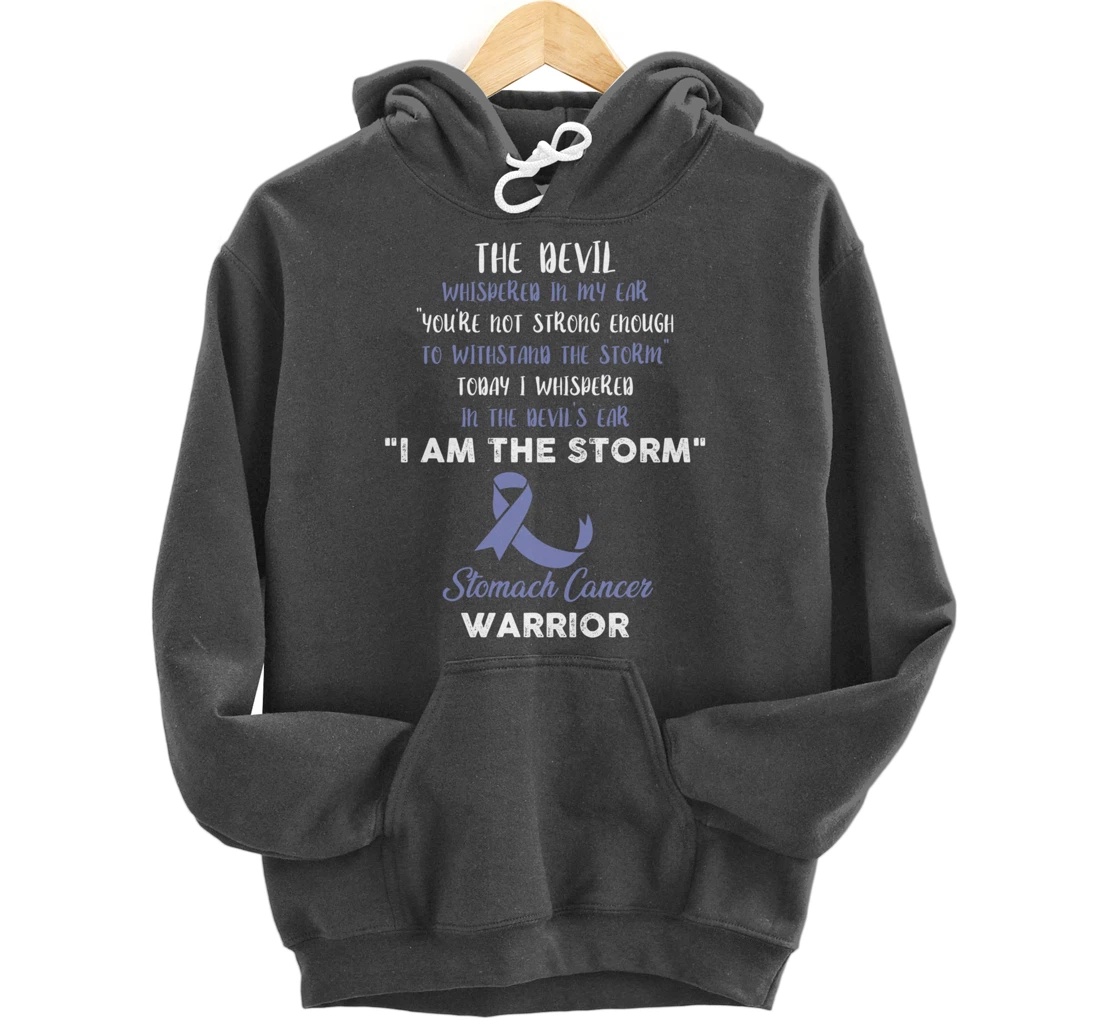Stomach Cancer Fight Cancer Ribbon Pullover Hoodie