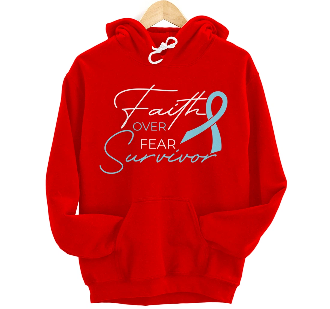 Prostate Cancer Fight Cancer Ribbon Pullover Hoodie