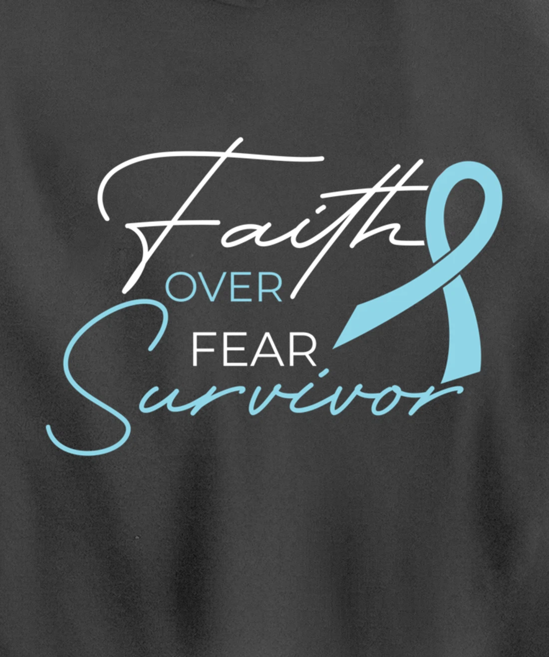 Prostate Cancer Fight Cancer Ribbon Pullover Hoodie