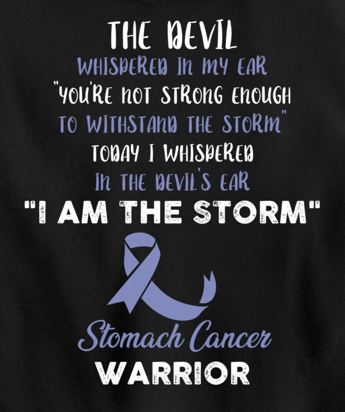 Stomach Cancer Fight Cancer Ribbon Pullover Hoodie
