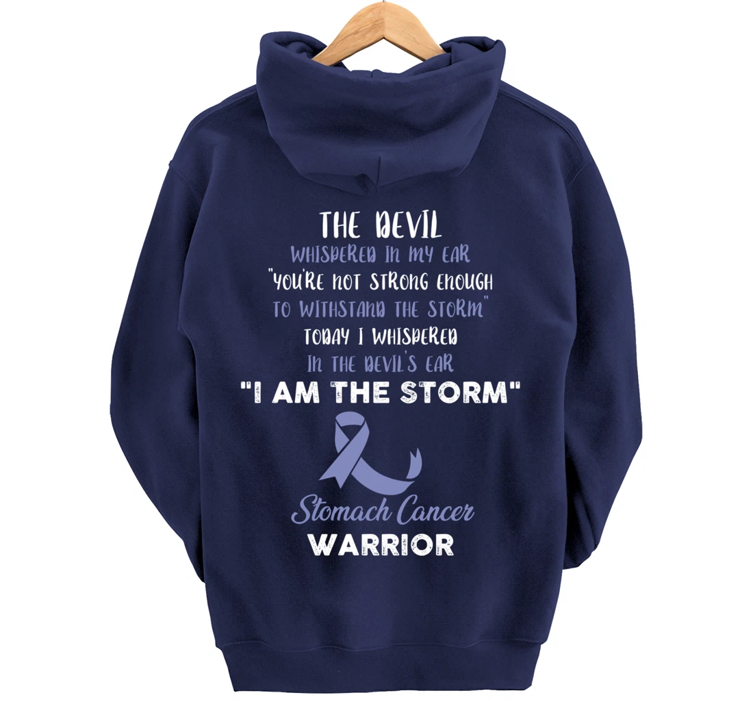 Stomach Cancer Fight Cancer Ribbon Pullover Hoodie