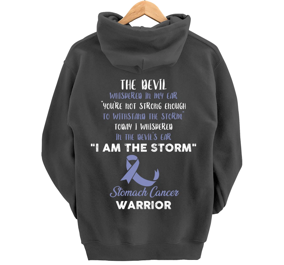 Stomach Cancer Fight Cancer Ribbon Pullover Hoodie