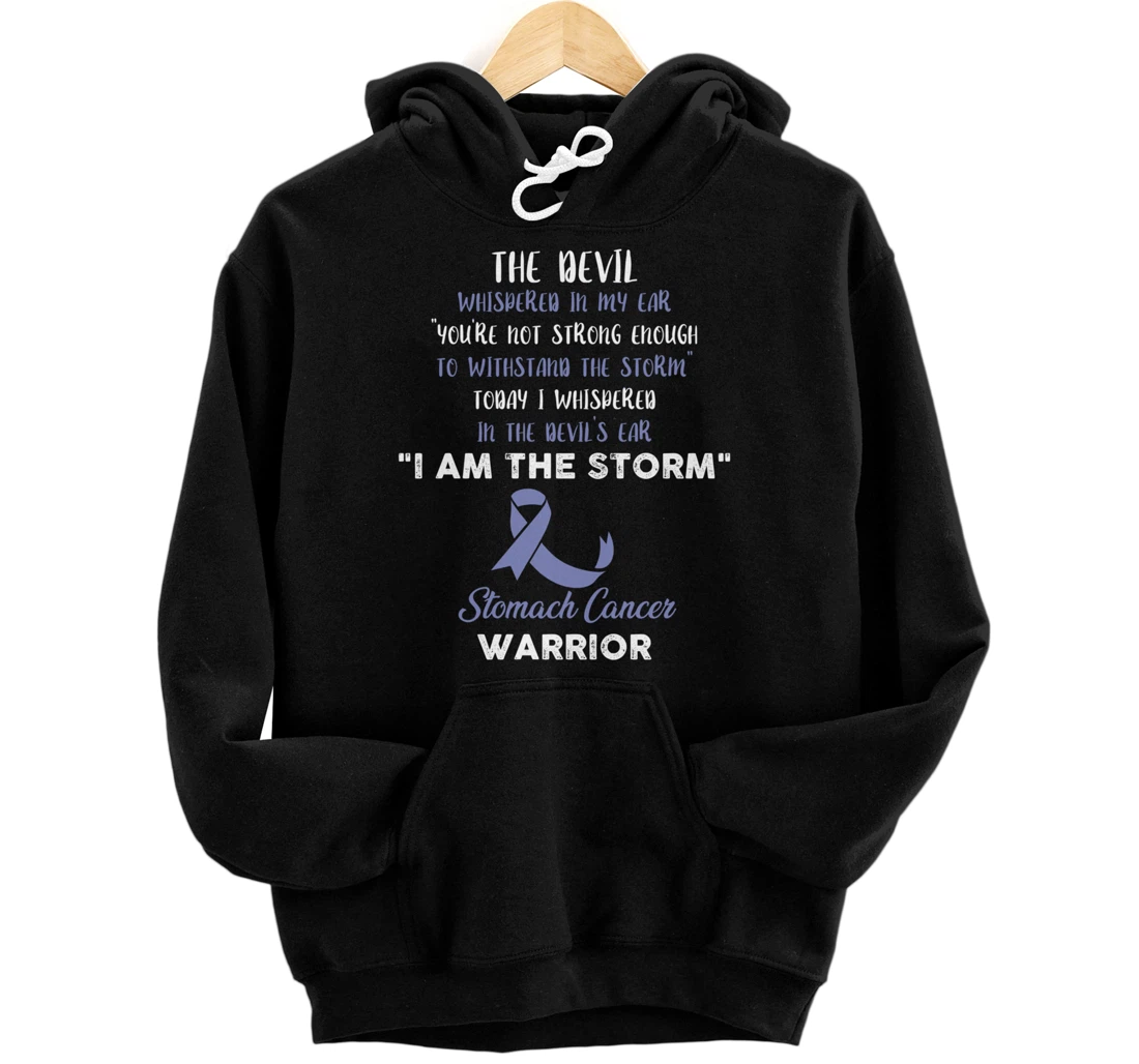 Stomach Cancer Fight Cancer Ribbon Pullover Hoodie