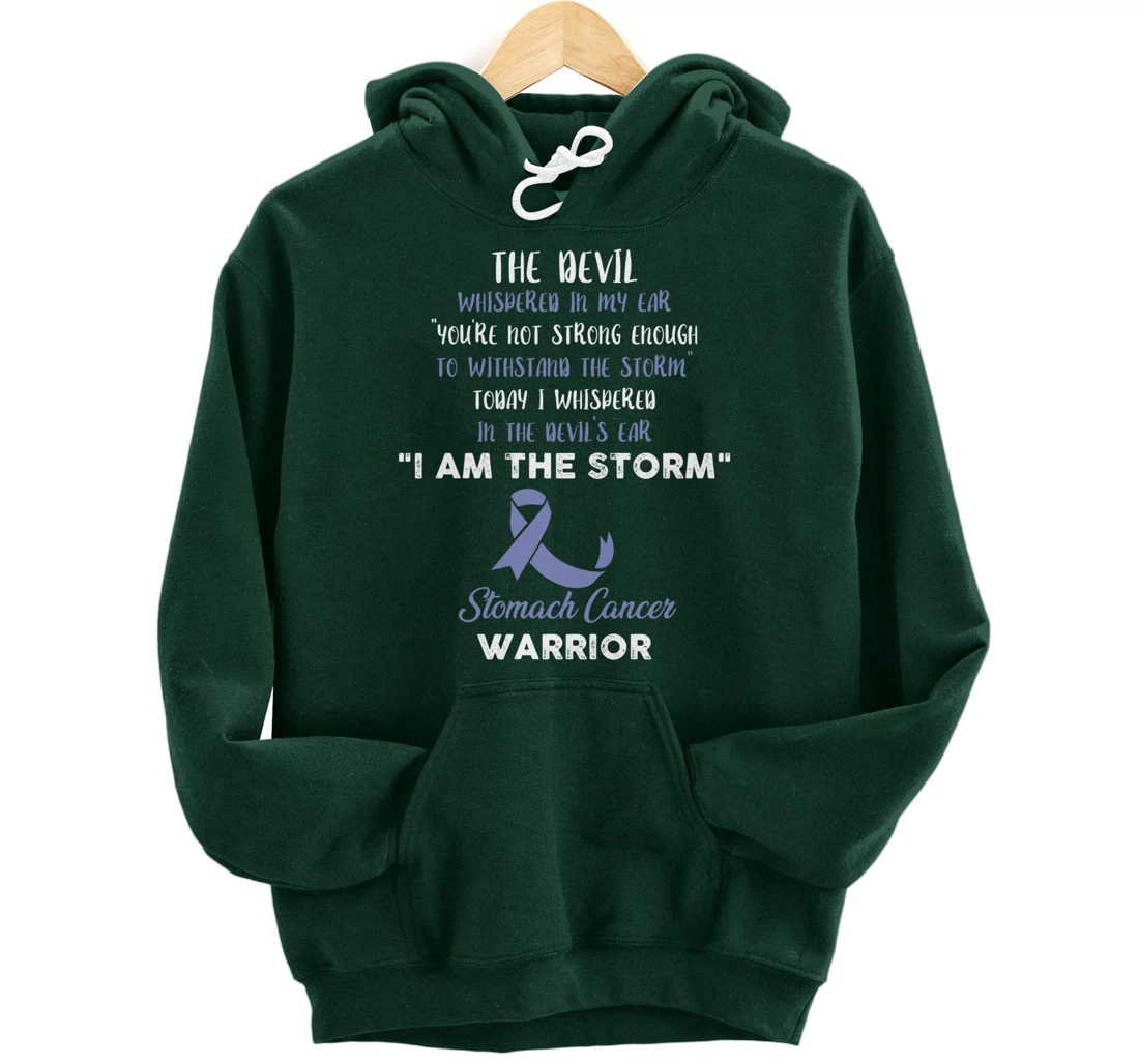 Stomach Cancer Fight Cancer Ribbon Pullover Hoodie