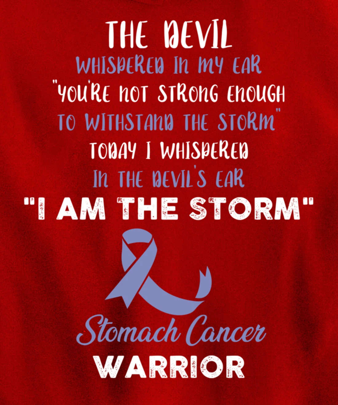 Stomach Cancer Fight Cancer Ribbon Pullover Hoodie