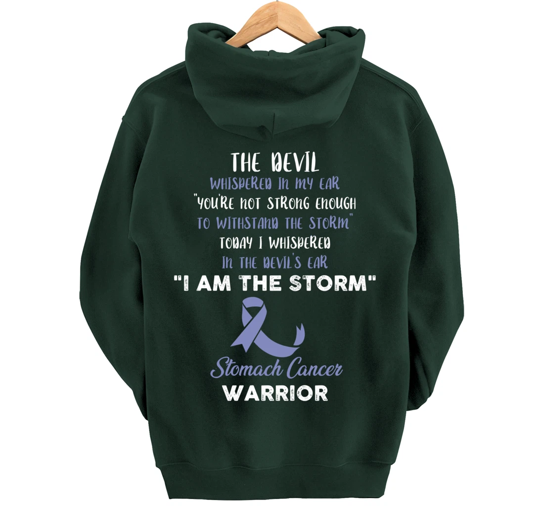 Stomach Cancer Fight Cancer Ribbon Pullover Hoodie
