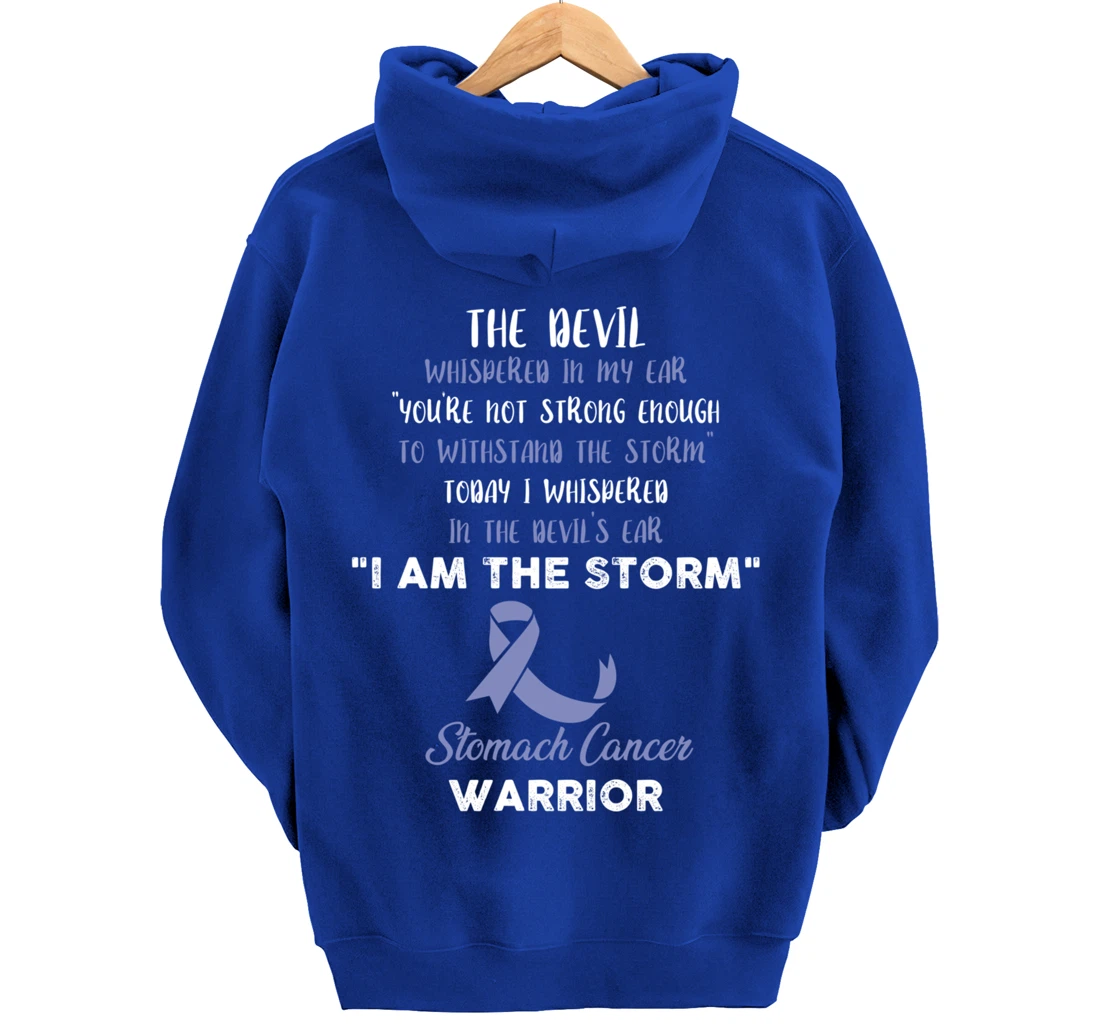 Stomach Cancer Fight Cancer Ribbon Pullover Hoodie