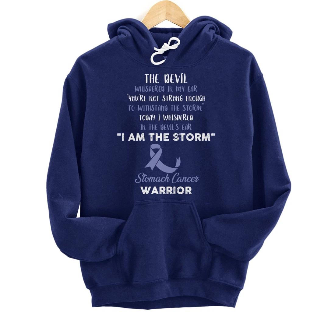 Stomach Cancer Fight Cancer Ribbon Pullover Hoodie