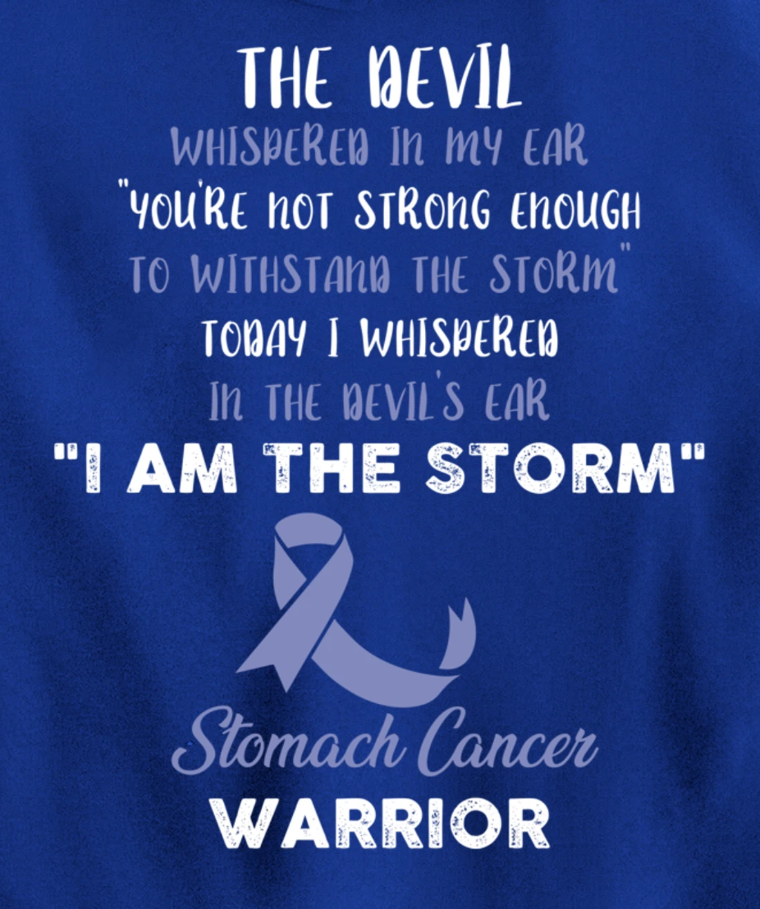 Stomach Cancer Fight Cancer Ribbon Pullover Hoodie