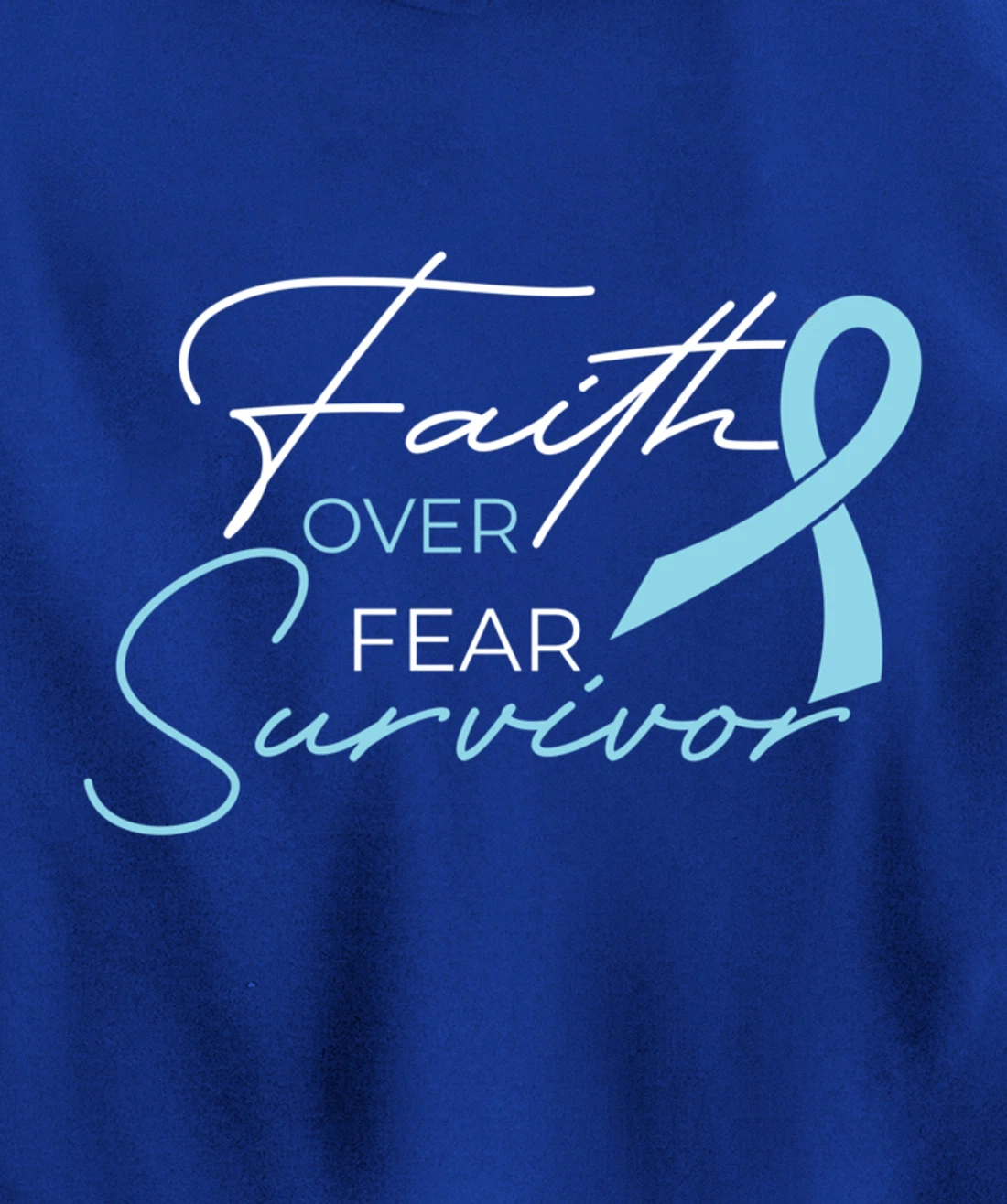 Prostate Cancer Fight Cancer Ribbon Pullover Hoodie