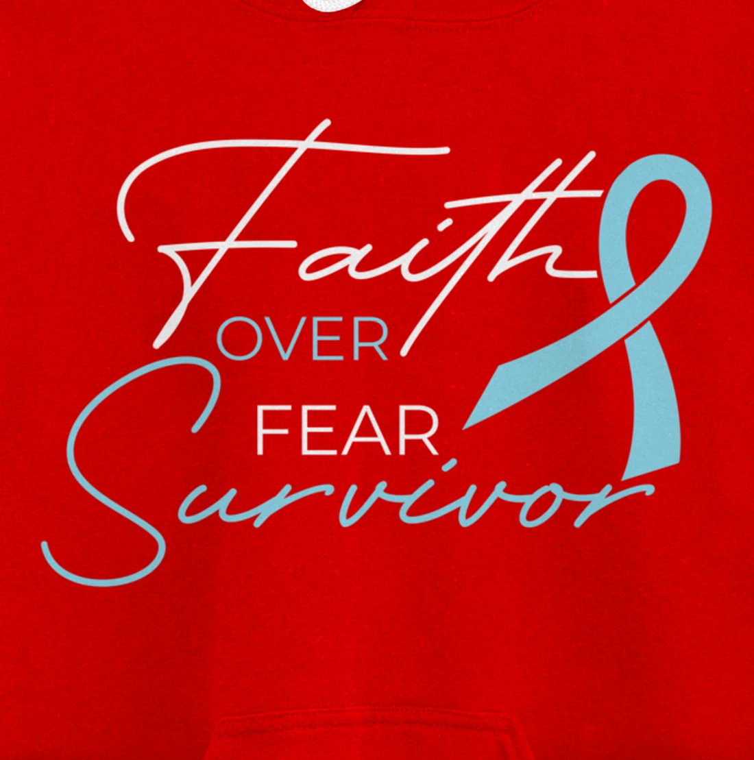 Prostate Cancer Fight Cancer Ribbon Pullover Hoodie