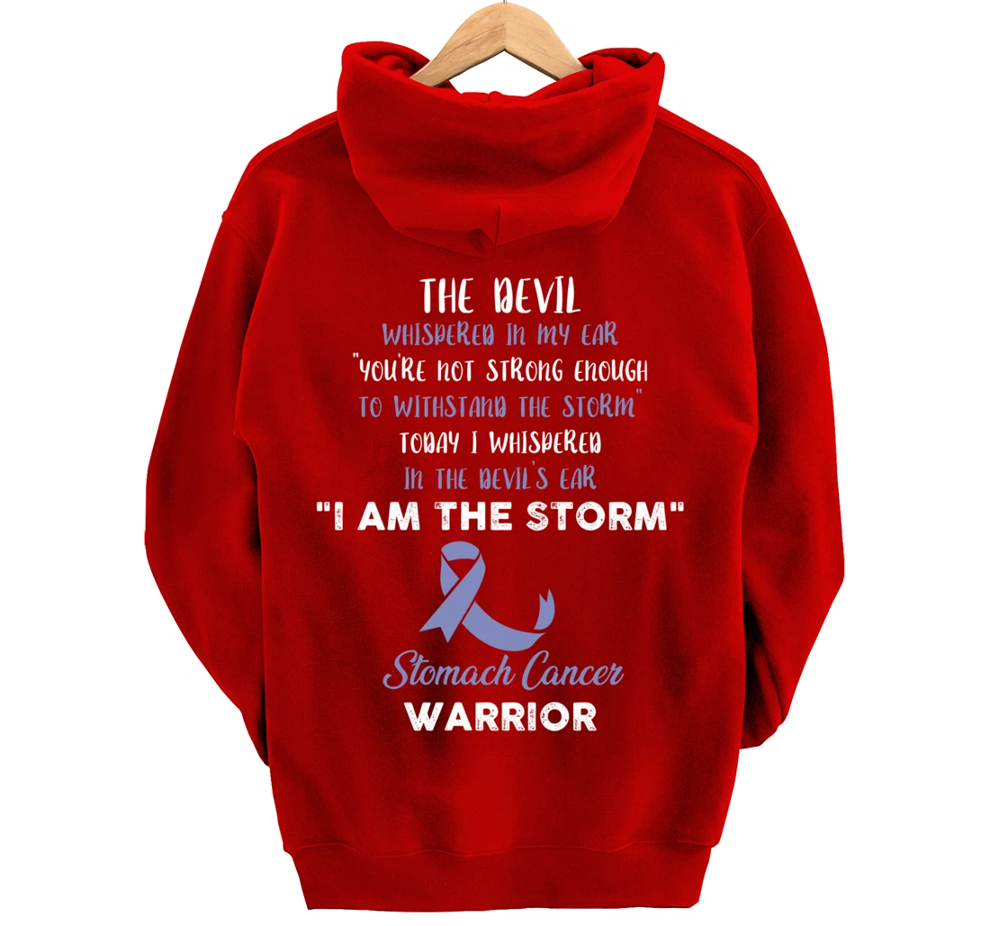 Stomach Cancer Fight Cancer Ribbon Pullover Hoodie