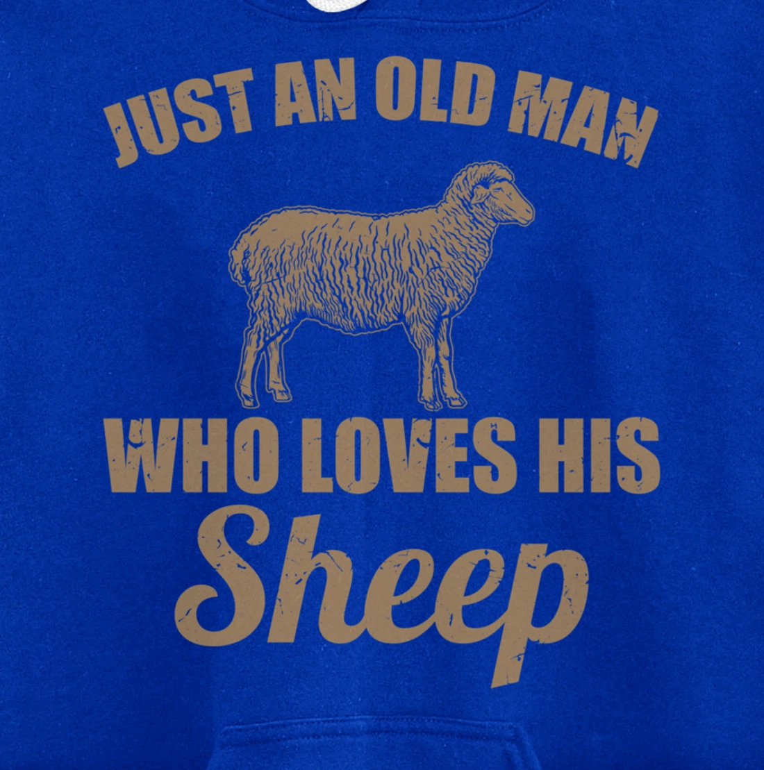Farmer Just An Old Man Who Loves His Sheep Pullover Hoodie