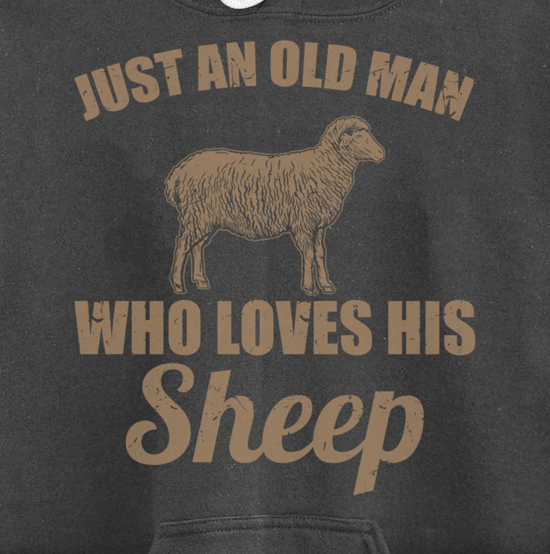 Farmer Just An Old Man Who Loves His Sheep Pullover Hoodie