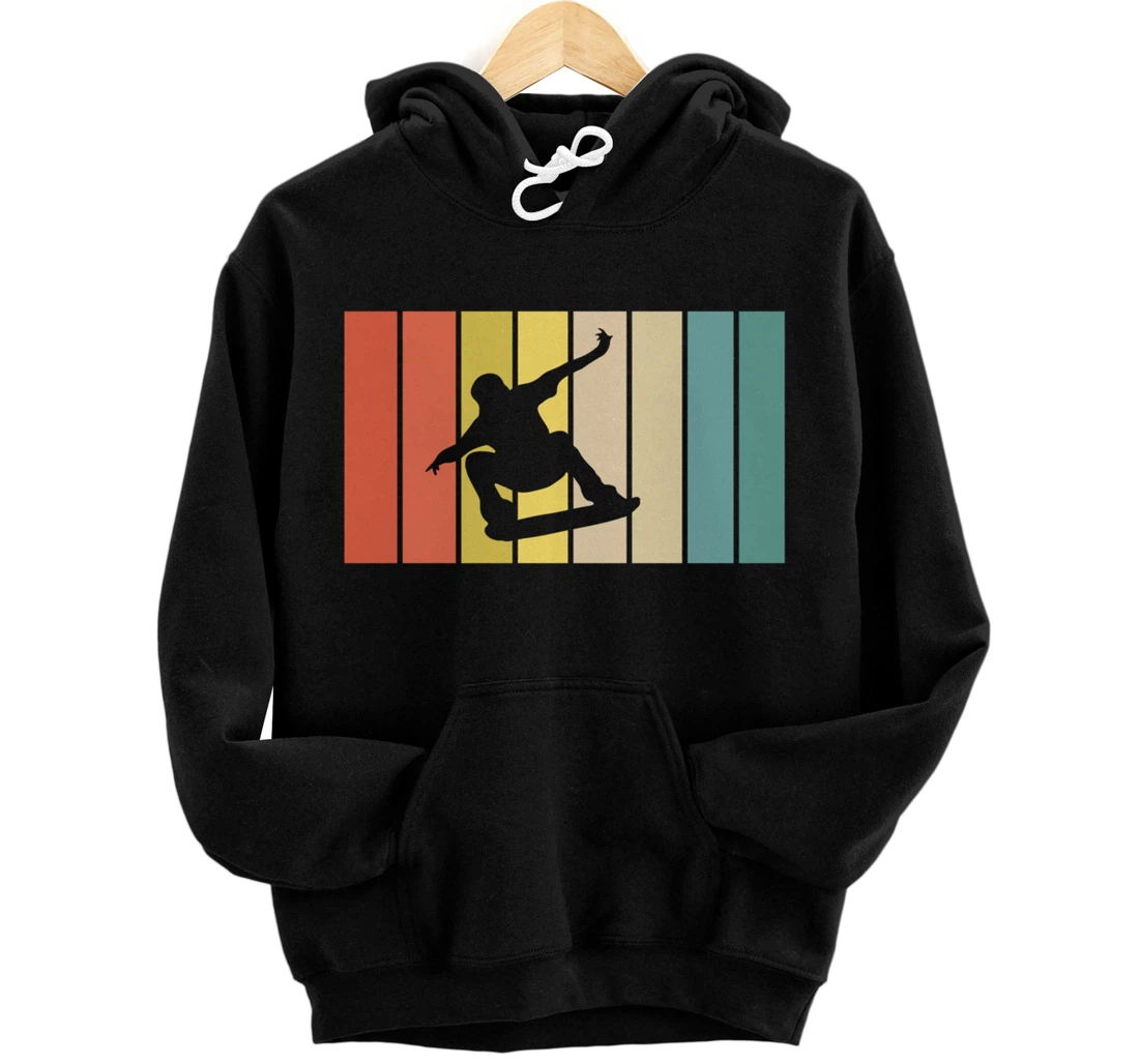 " Retro Snowboarding Gift - Vintage Snowboard Snowboarder" Pullover Hoodie