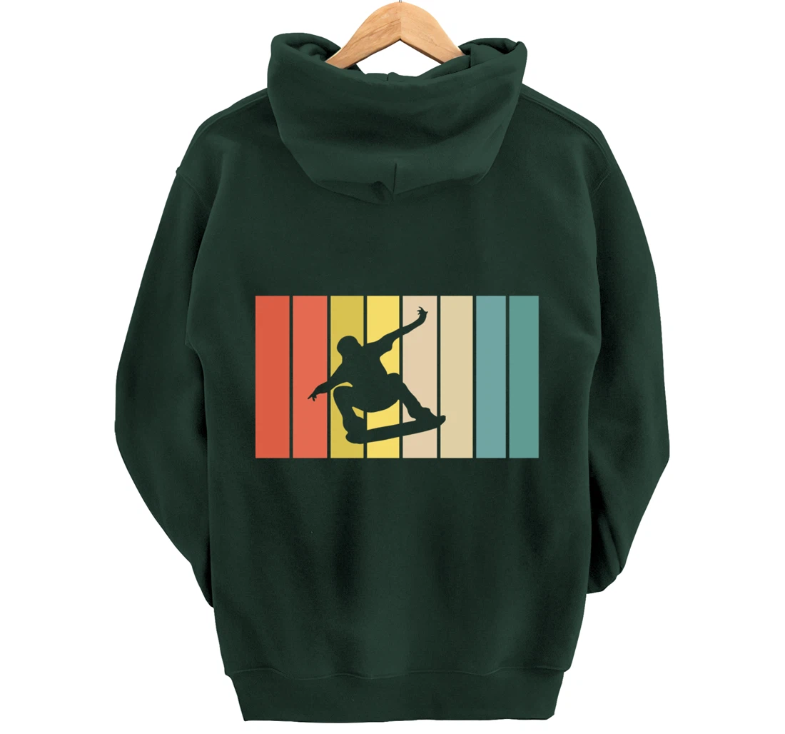 " Retro Snowboarding Gift - Vintage Snowboard Snowboarder" Pullover Hoodie