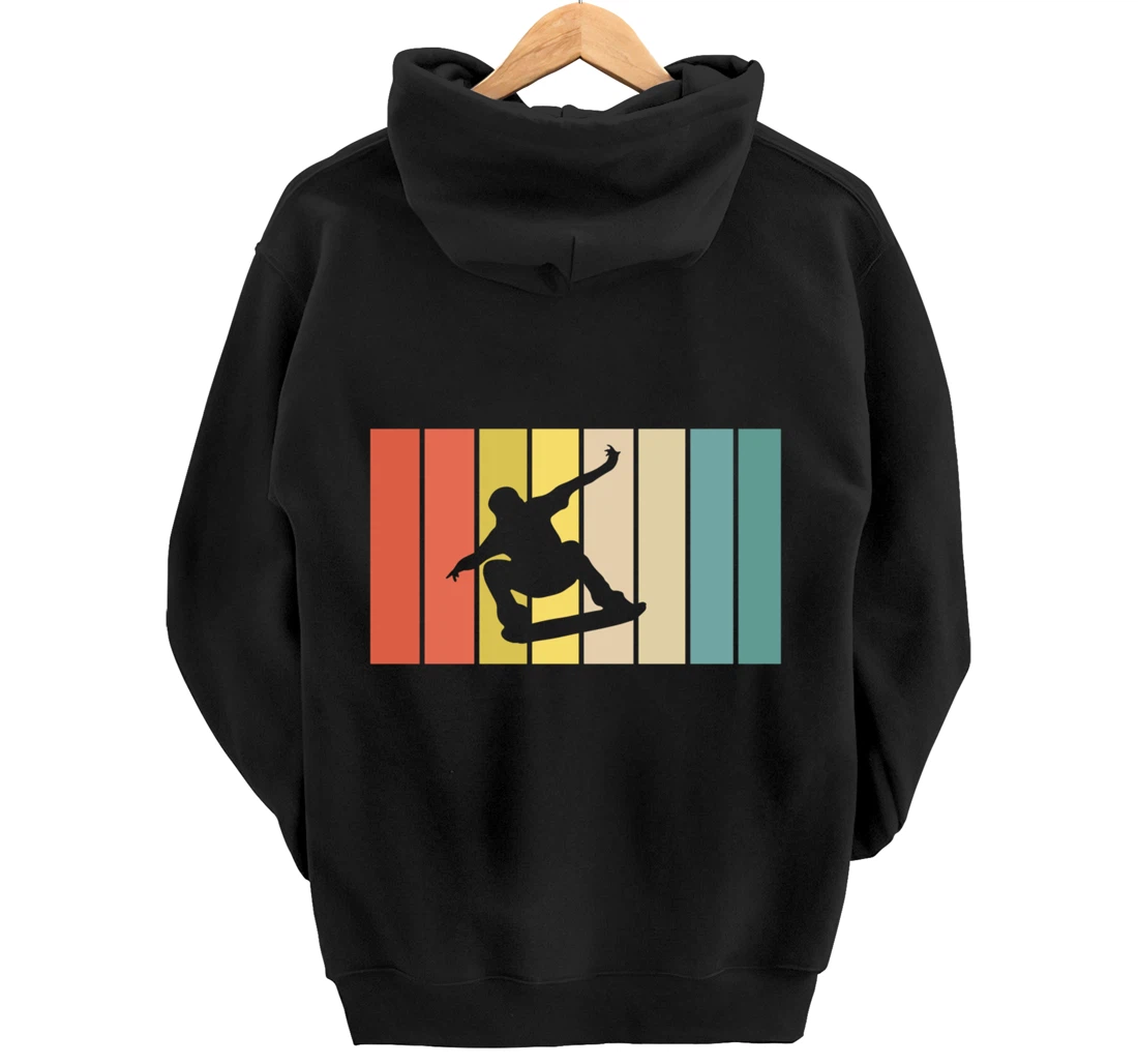 " Retro Snowboarding Gift - Vintage Snowboard Snowboarder" Pullover Hoodie