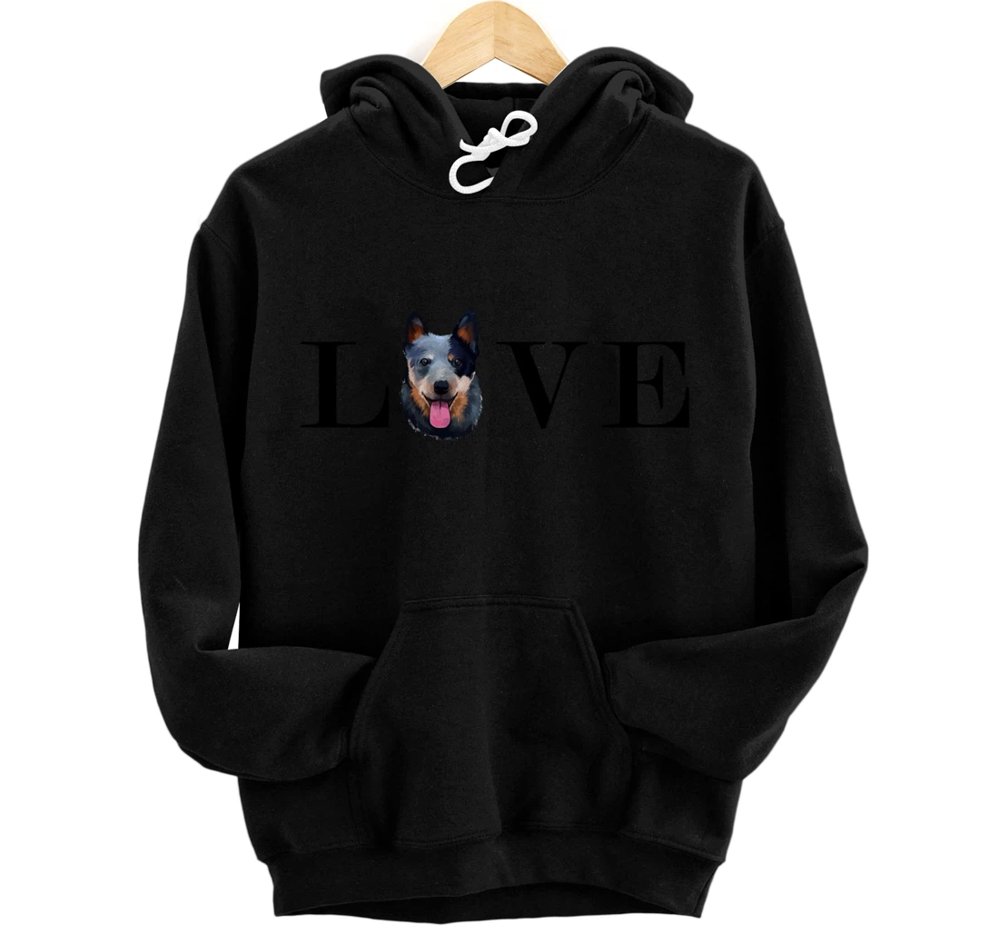 Australian Cattle Dog Lover, Blue Heeler Lover, Herding Dog Pullover Hoodie