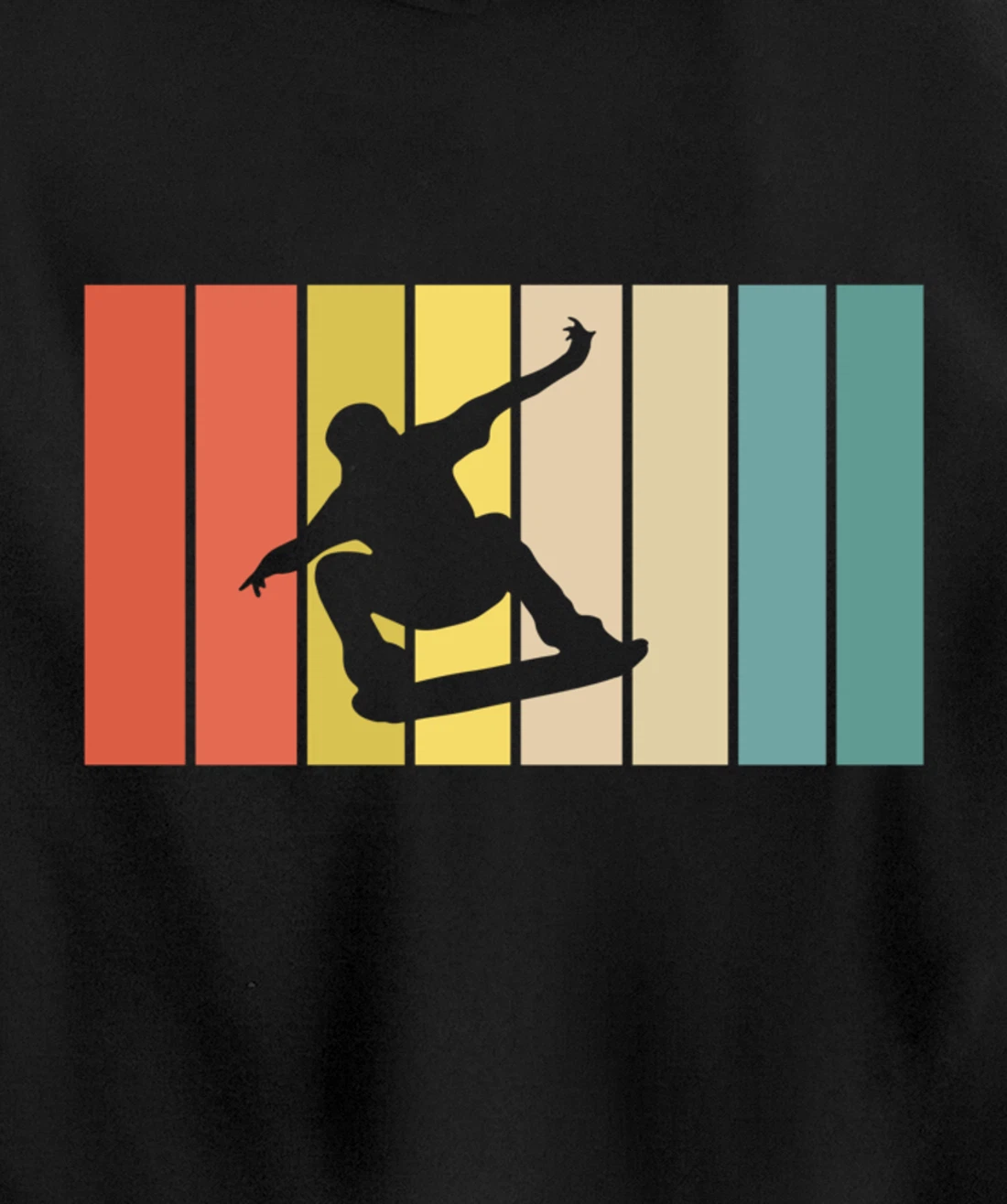 " Retro Snowboarding Gift - Vintage Snowboard Snowboarder" Pullover Hoodie