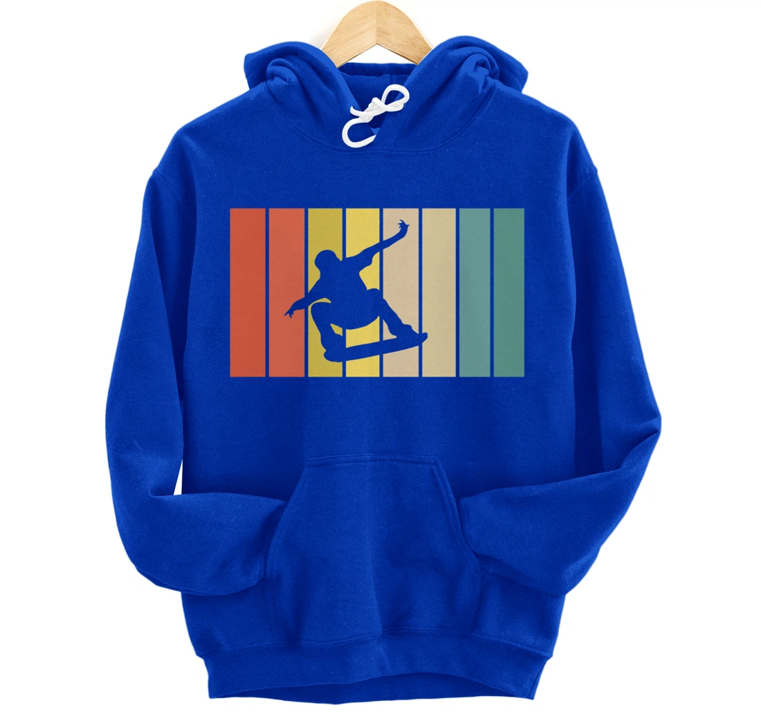 " Retro Snowboarding Gift - Vintage Snowboard Snowboarder" Pullover Hoodie