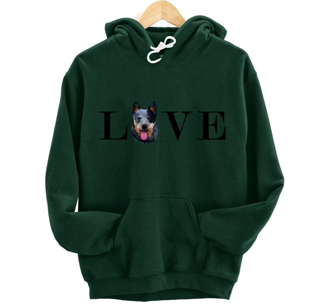 Australian Cattle Dog Lover, Blue Heeler Lover, Herding Dog Pullover Hoodie