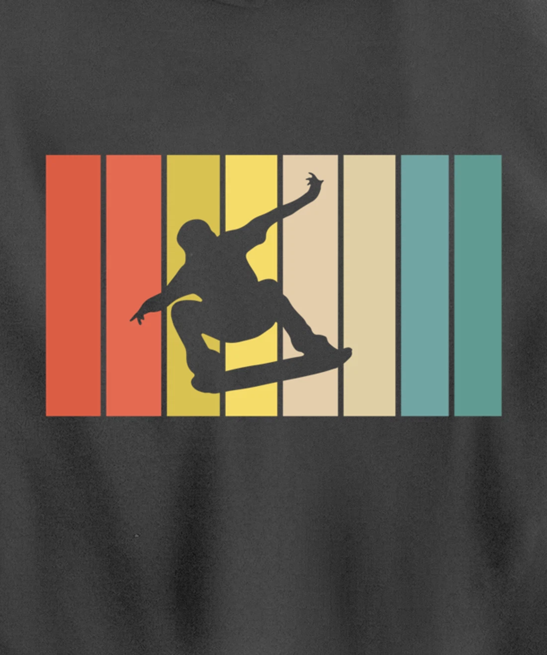 " Retro Snowboarding Gift - Vintage Snowboard Snowboarder" Pullover Hoodie