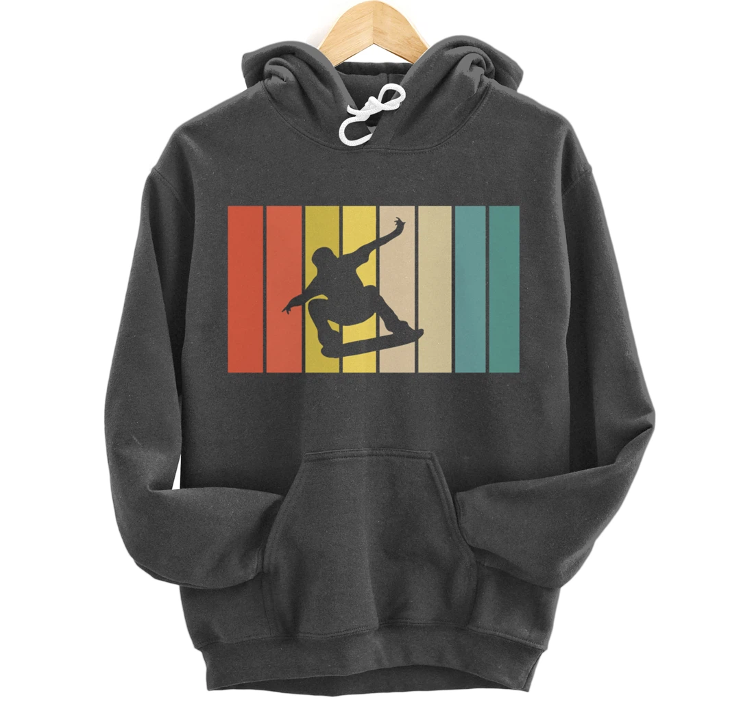 " Retro Snowboarding Gift - Vintage Snowboard Snowboarder" Pullover Hoodie