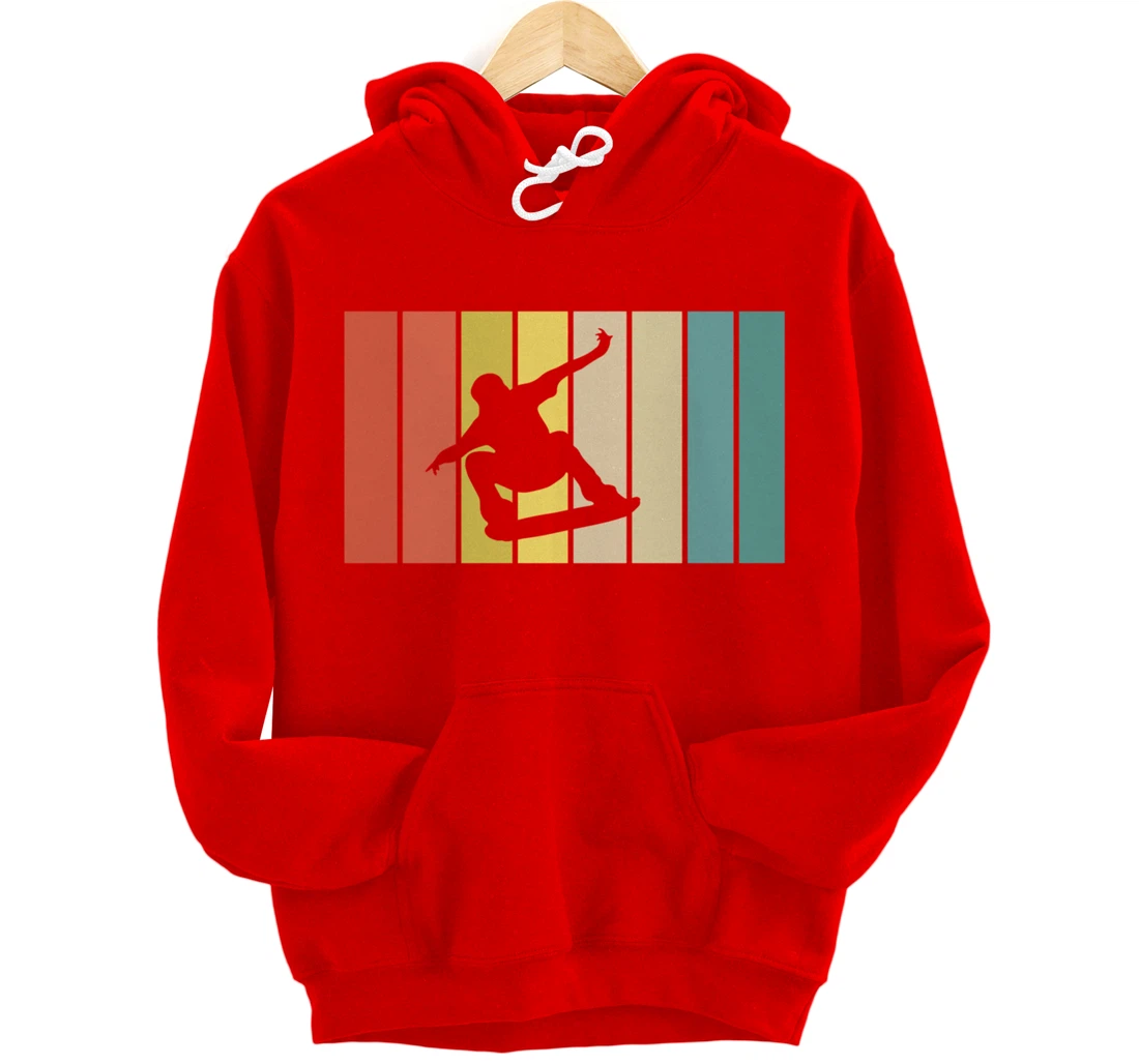 " Retro Snowboarding Gift - Vintage Snowboard Snowboarder" Pullover Hoodie