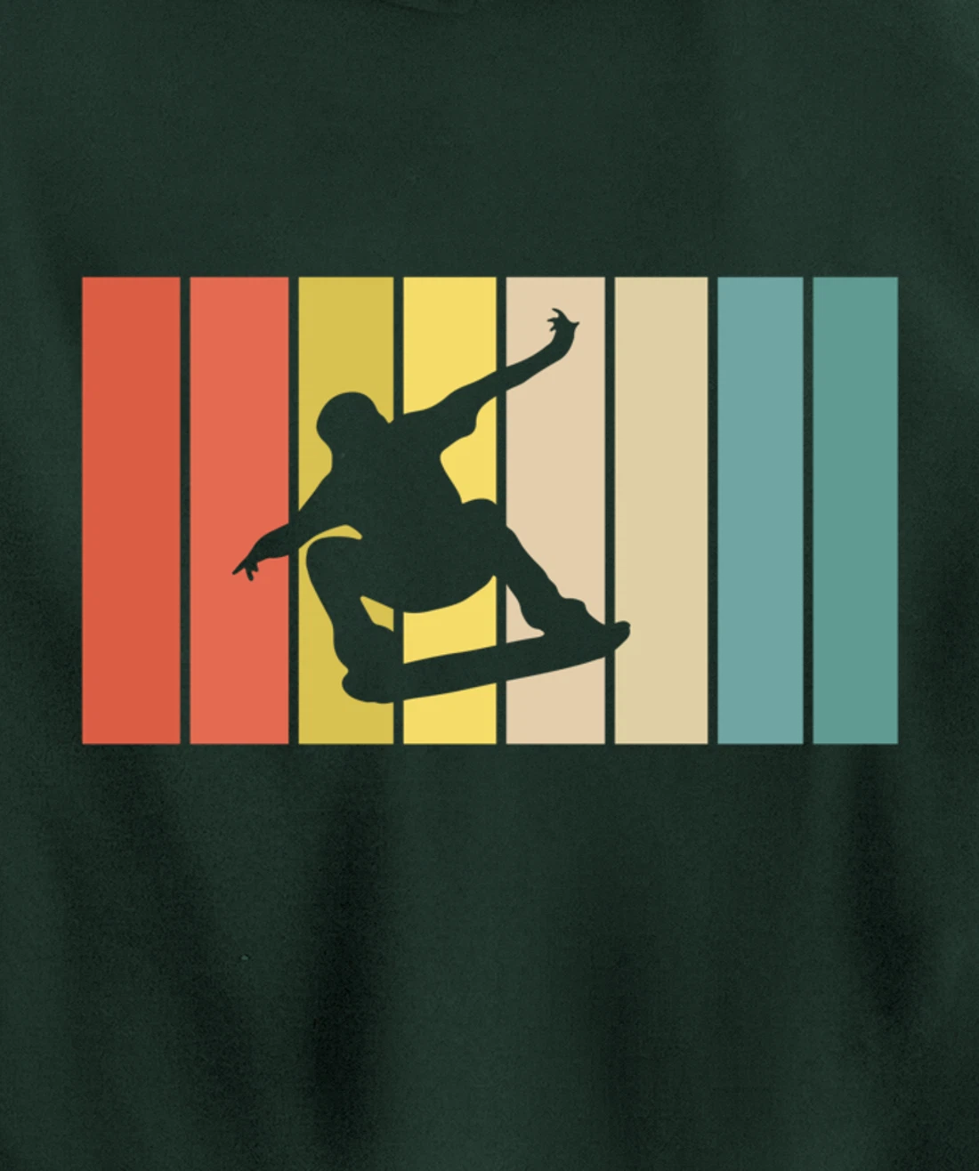 " Retro Snowboarding Gift - Vintage Snowboard Snowboarder" Pullover Hoodie