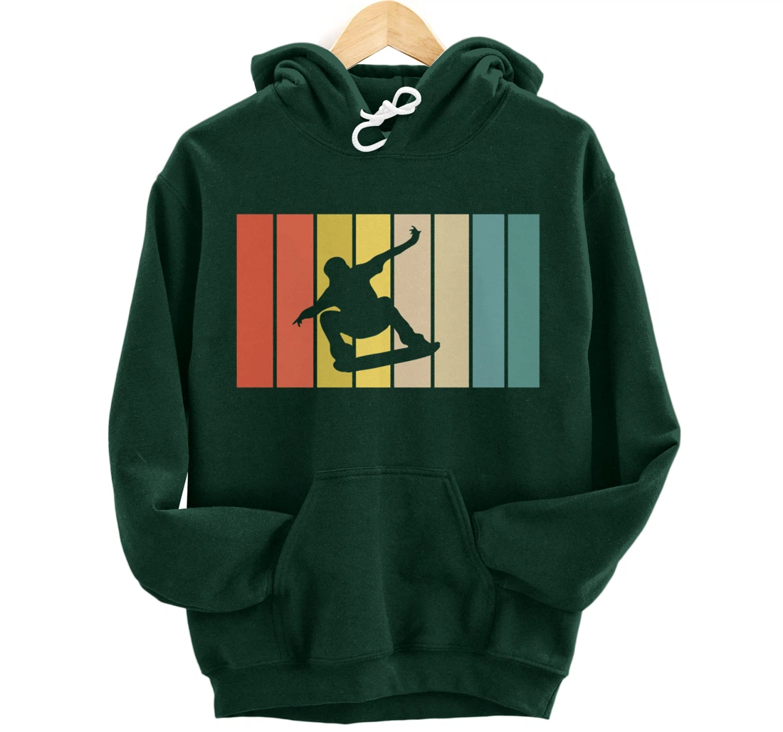 " Retro Snowboarding Gift - Vintage Snowboard Snowboarder" Pullover Hoodie