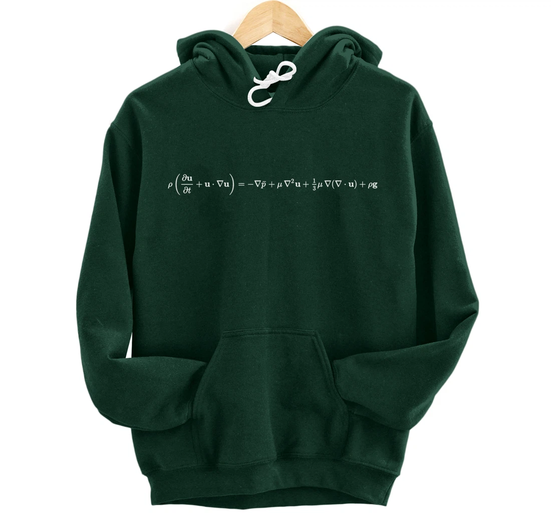Navier Stokes equation, fluid dynamics fundamentals Pullover Hoodie