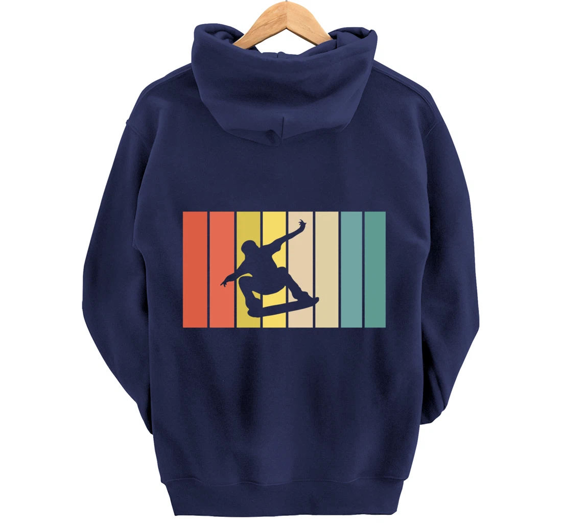 " Retro Snowboarding Gift - Vintage Snowboard Snowboarder" Pullover Hoodie