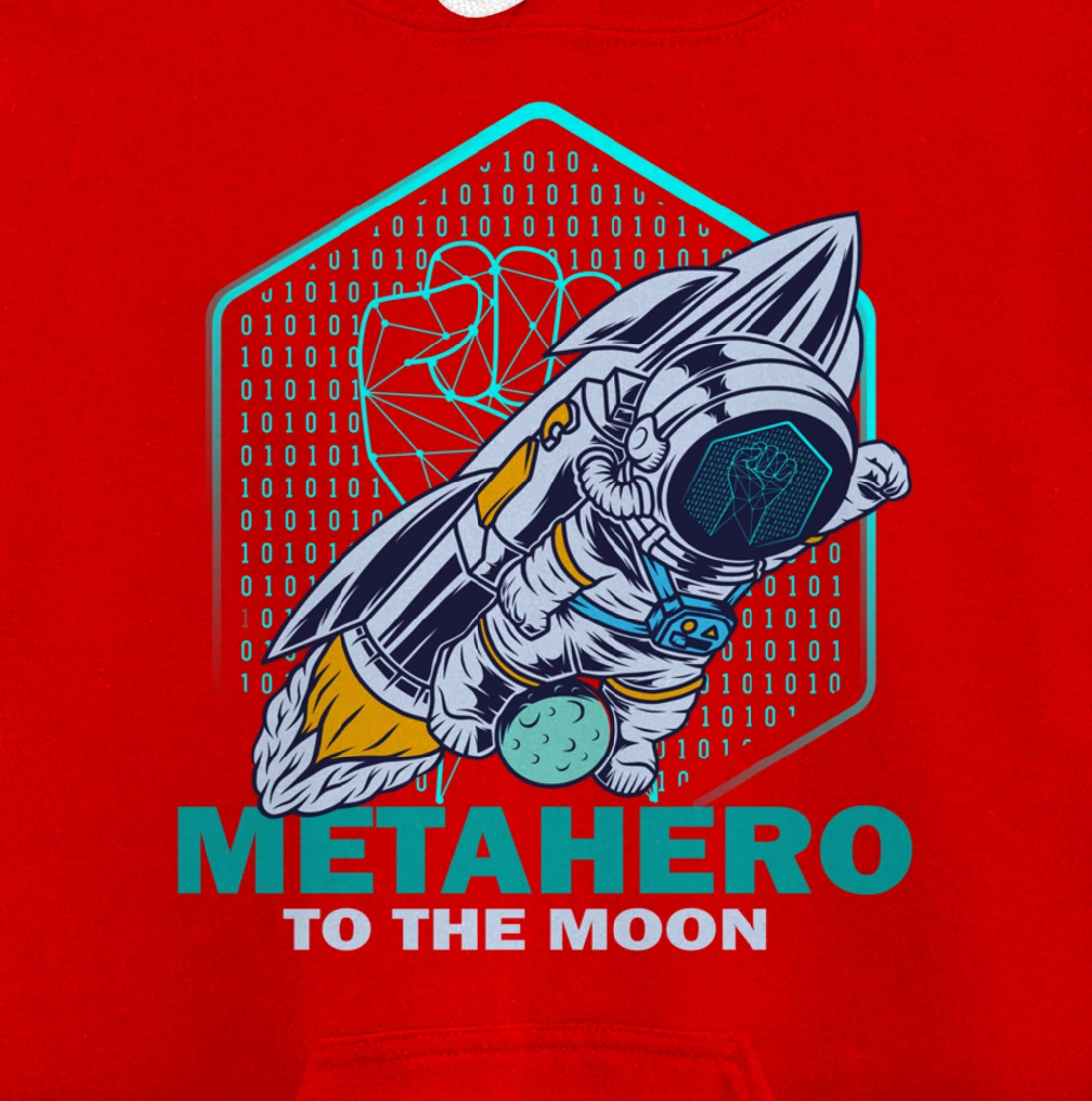 Metahero Coin To The Moon Cryptocurrency Hodler as Metahero Pullover Hoodie