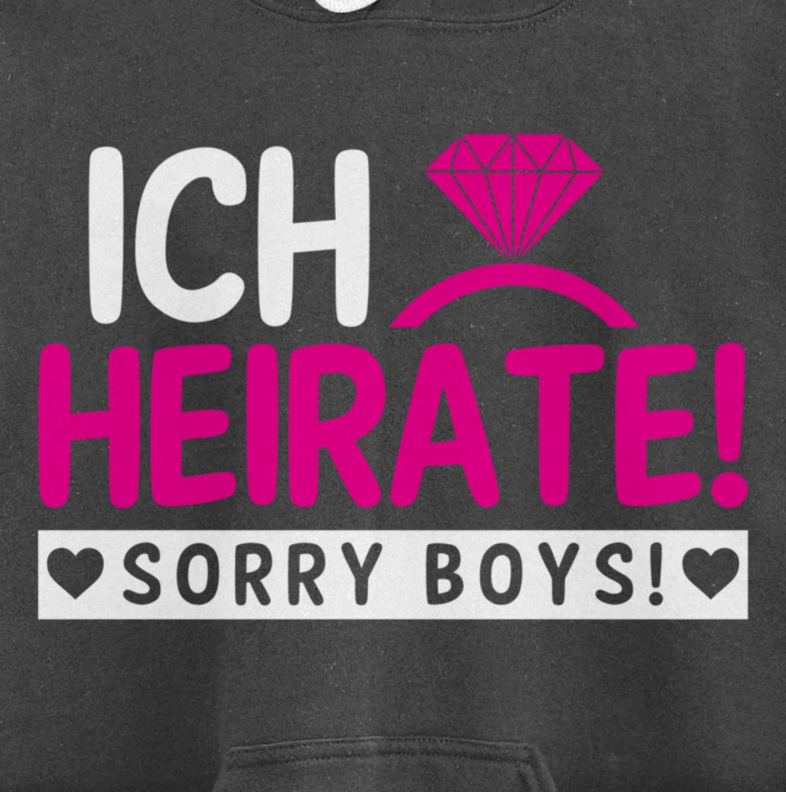 I marry, sorry Boys | Bachelor party Pullover Hoodie