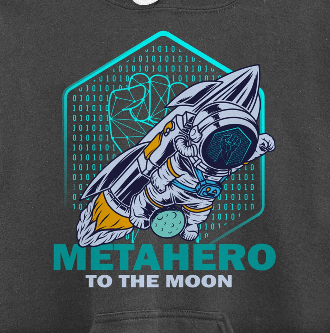 Metahero Coin To The Moon Cryptocurrency Hodler as Metahero Pullover Hoodie