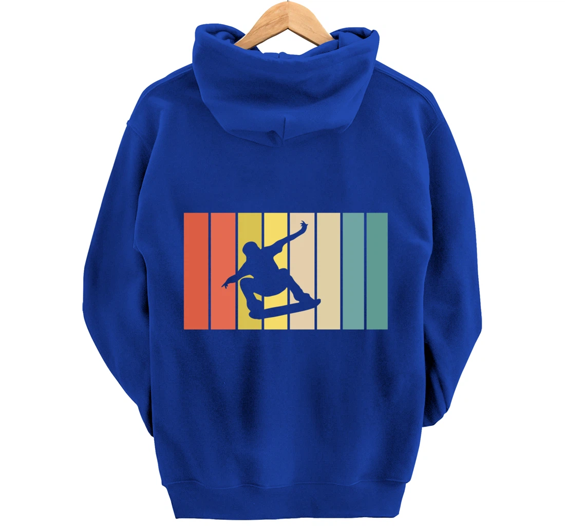 " Retro Snowboarding Gift - Vintage Snowboard Snowboarder" Pullover Hoodie