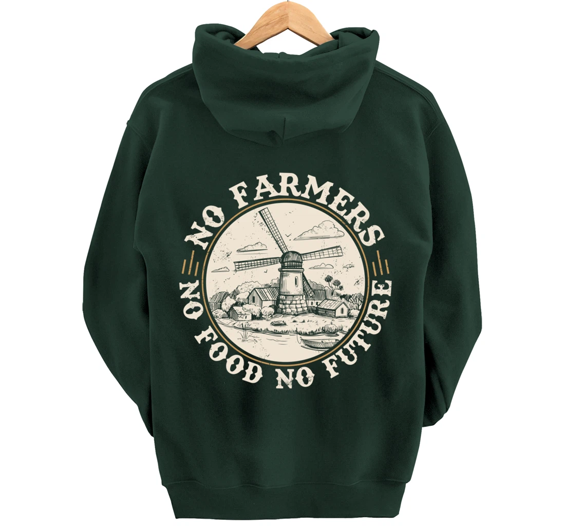 Funny Farm Lover Graphic for Women and Men Farmer Pullover Hoodie