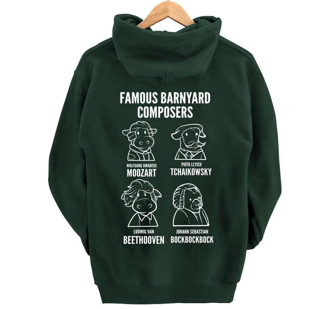 Barnyard Composers Composer or Singer Pullover Hoodie
