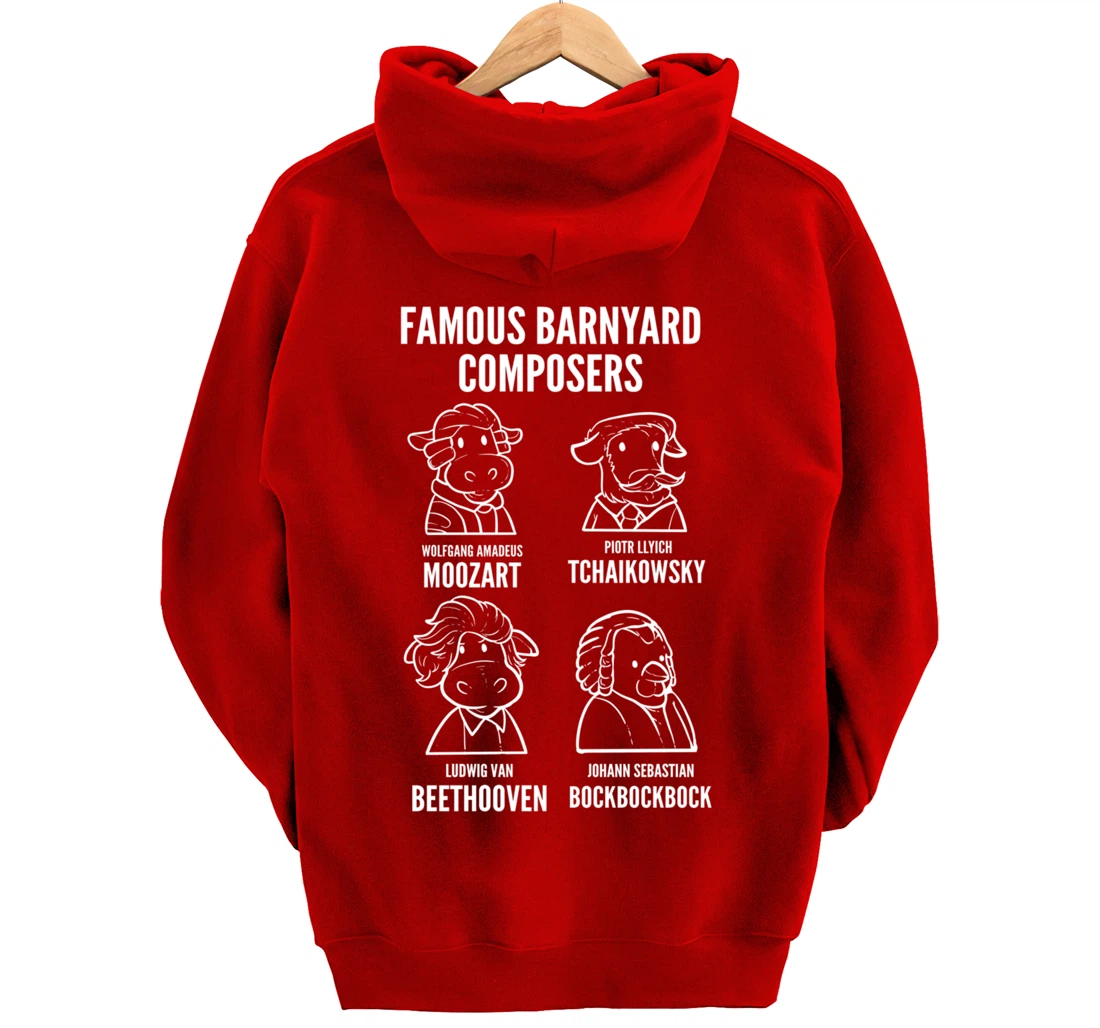 Barnyard Composers Composer or Singer Pullover Hoodie