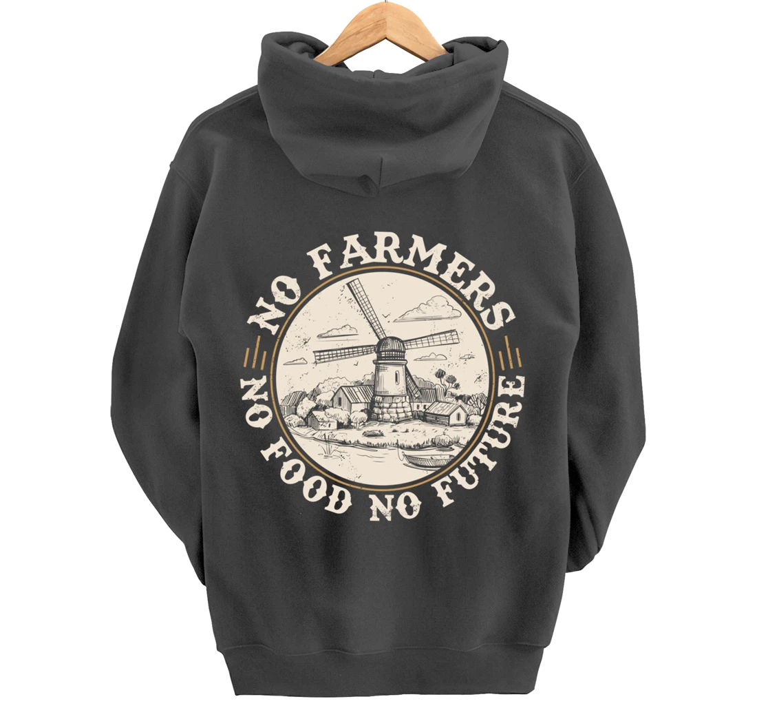 Funny Farm Lover Graphic for Women and Men Farmer Pullover Hoodie