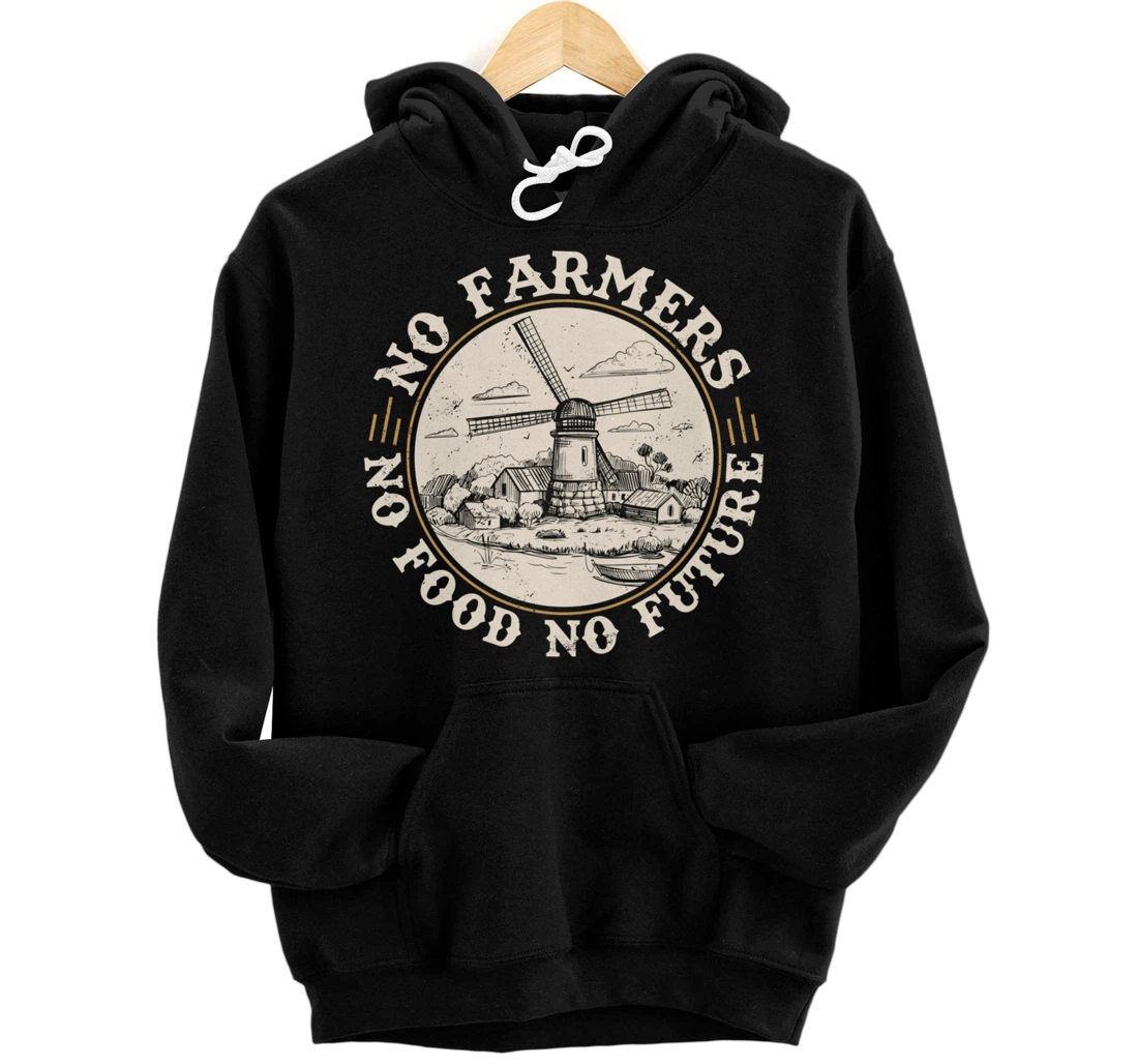 Funny Farm Lover Graphic for Women and Men Farmer Pullover Hoodie