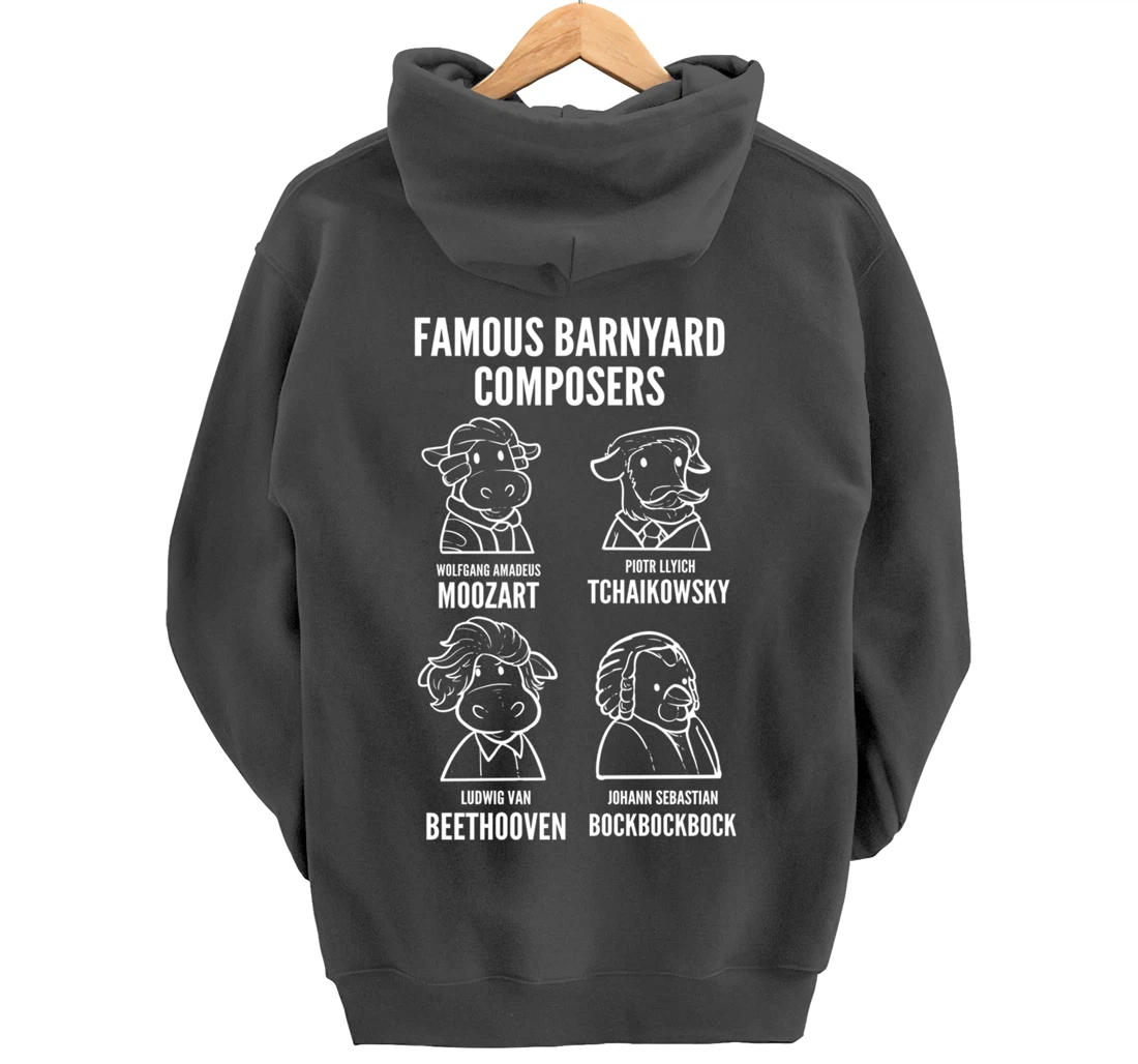 Barnyard Composers Composer or Singer Pullover Hoodie