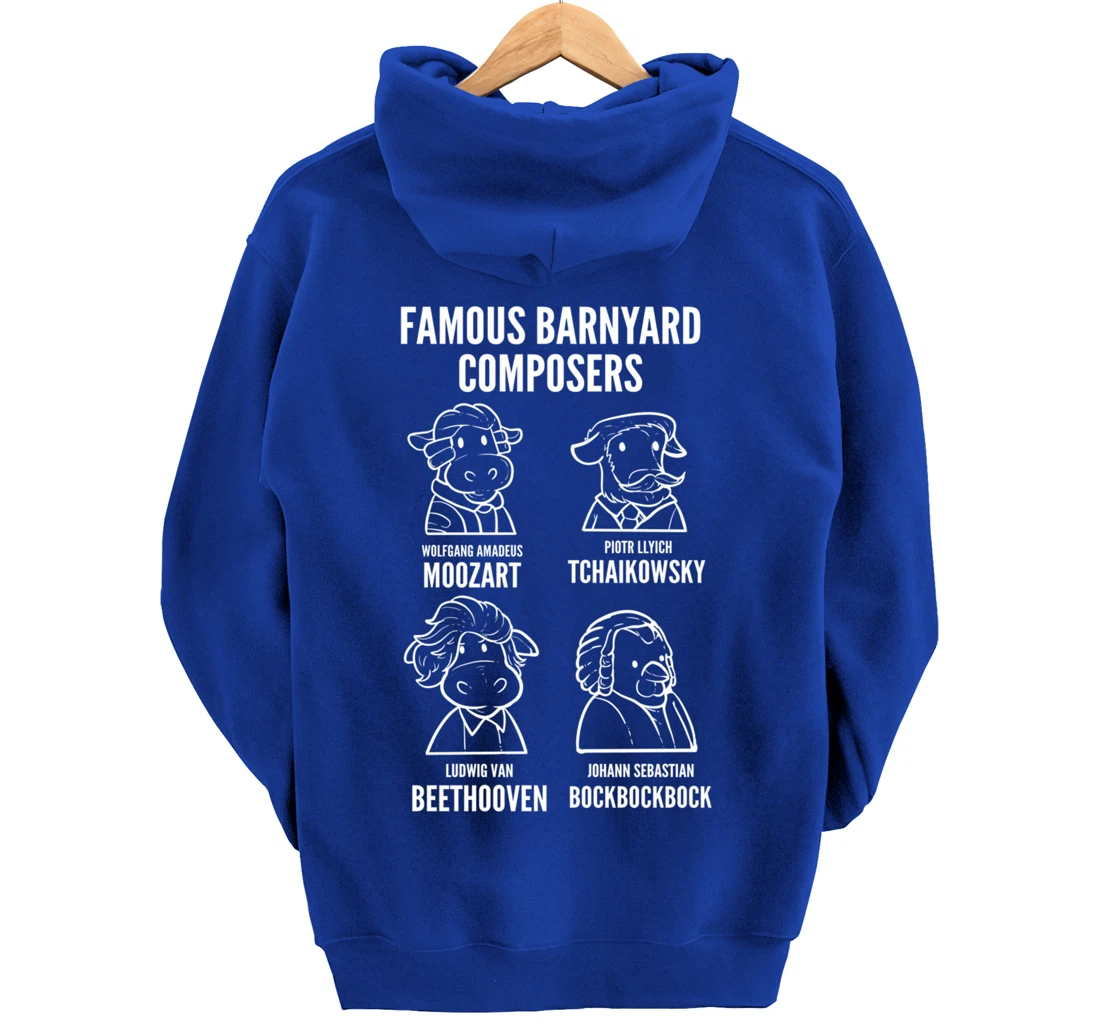 Barnyard Composers Composer or Singer Pullover Hoodie